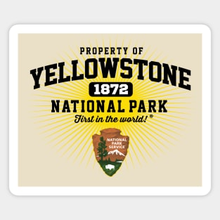 Property of Yellowstone National Park Magnet